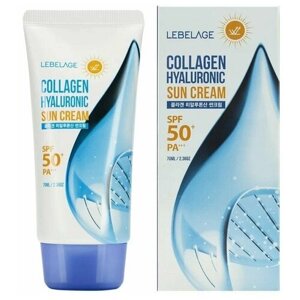 Lebelage Солнцезащитный крем для лица с коллагеном / Collagen Hyaluronic Sun Cream SPF50+ PA+70 мл