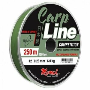 Леска Carp Line Competition 0,21мм 4,7кг 250м оливковая