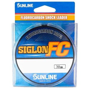 Леска флюорокарбоновая SUNLINE Siglon FC 30 м (0.128 мм, прозрачный, 1 кг)
