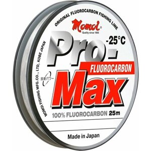 Леска Pro-Max Fluorocarbon 0,10мм 1,2кг 25м прозр.