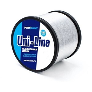 Леска универсальная UniLine 250 г. 0,16 мм, тест 1.5 кг,10620 м) темно-серая