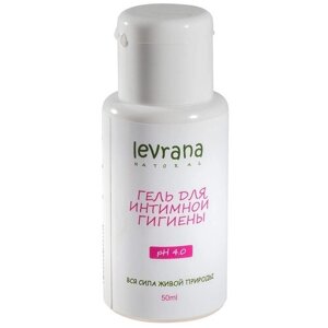 Levrana Гель для интимной гигиены женский Levrana с молочной кислотой, натуральное средство, 250 мл, 50 мл