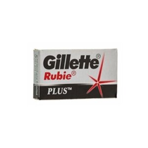 Лезвия для Т-образного станка Gillette Rubie Plus, 5 шт.