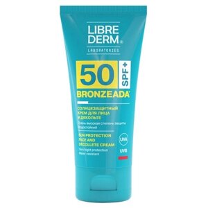 Librederm крем Bronzeada для лица и декольте SPF 50, 50 мл