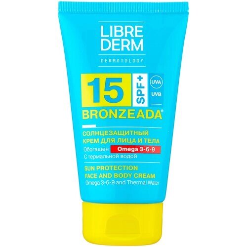 Librederm Librederm Bronzeada солнцезащитный крем для лица и тела Omega 3-6-9 SPF 15, 150 мл
