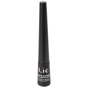 Lic Жидкая подводка для глаз Liquid eyeliner black matt, оттенок black