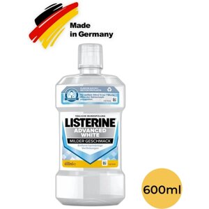 LISTERINE Ополаскиватель для полости рта зубов и десен ADVANCED WHITE отбеливающий 600 мл.