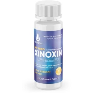 Лосьон для стимуляции роста волос Xinoxin / Ксиноксин 5%с мятной отдушкой, 60 мл
