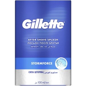 Лосьон после бритья Gillette Stormforce, Сила шторма), 100 мл