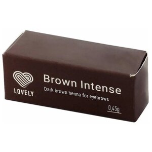 Lovely Хна для бровей, 1 капсула 0,45 г, Brown Intense, 45 г