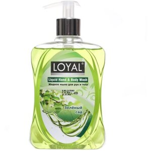 LOYAL Жидкое мыло для рук и тела Зелёный сад 500 мл