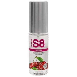 Лубрикант для орального секса Stimul8 S8 вкус и аромат вишни, вес 65 г, объем 50 мл, 1шт.