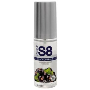 Лубрикант оральный Stimul8 S8 вкус и аромат чёрной смородины, вес 65 г, объем 50 мл, 1шт.