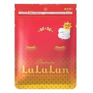 LuLuLun маска для лица увлажняющая и улучшающая цвет лица «Ацерола с о. Окинава» Premium Face Mask Acerola 7 130г