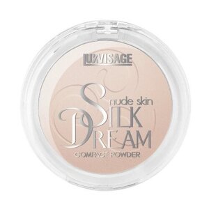 LUXVISAGE пудра компактная Silk Dream Nude Skin №04 Розовый беж 10 г