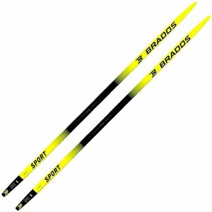 Лыжи беговые BRADOS LS Sport (желтый/черный) (180)
