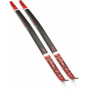 Лыжи беговые пластиковые 175 см VUOKATTI Step Black Red