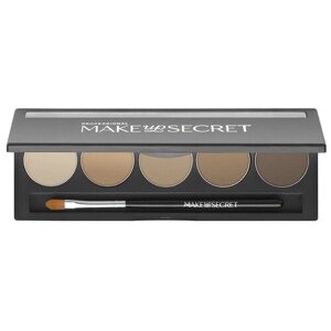 MAKE UP secret тени для бровей 5 brow palette, BP02