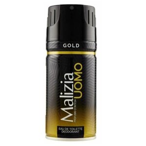Malizia дезодорант спрей uomo "GOLD", 150 мл