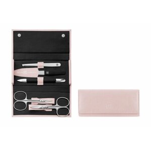 Маникюрный набор ( 5 предметов) в кожаном чехле (цвет розовый), 97729-025, ZWILLING Classic Inox, Германия