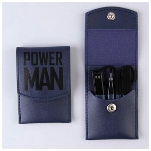Market-Space Маникюрный набор 4 предмета «Power man» , 10,2 х 7 см