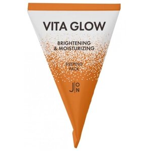 Маска для лица "J: ON", витамины, Vita Glow Brightening&Moisturizing Sleeping Pack, 5 гр. 006802