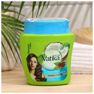 Маска для волос Dabur Vatika Naturals Volume & Thickness Coconut & Castor, 500 мл 7291482