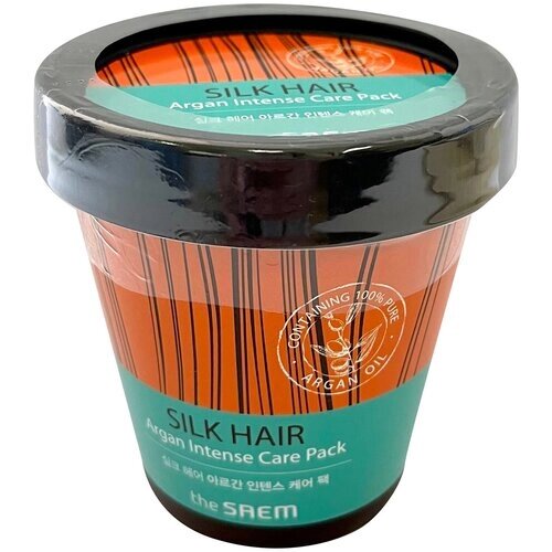 Маска интенсивная для волос The Saem Silk Hair Argan Intense Care Pack