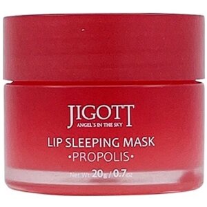 Маска ночная для губ с прополисом Jigott Lip Sleeping Mask Propolis, 20 г