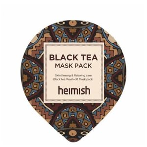 Маска от оттеков на лице Heimish Black Tea Mask Pack, 5 мл