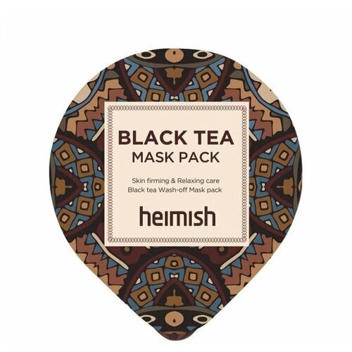Маска от оттеков на лице Heimish Black Tea Mask Pack, 5 мл