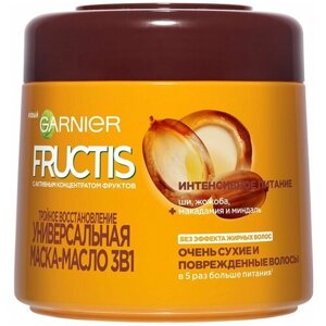 Масло-Маска для волос Fructis 3в1 Тройное Восстановление 300мл