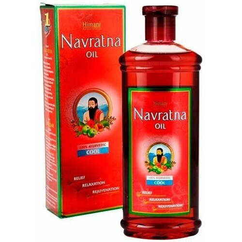 Масло против выпадения волос Навратна Navratna Oil, Himani 200 мл
