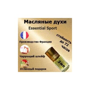 Масляные духи Essential Sport, мужской аромат,3 мл.