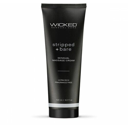 Массажный легкий крем WICKED Stripped plus Bare - 120 мл