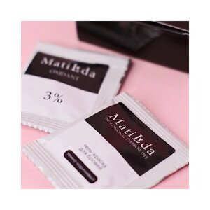 Matilda/Профессиональный набор гель-краска плюс оксид в саше для бровей и ресниц/цвет серо-коричневый/3 мл