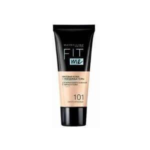 MAYBELLINE NY Тональный крем Fit Me! 101 светло-кремовый 0