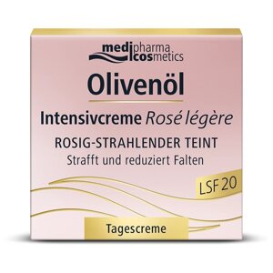 Medipharma cosmetics Olivenöl крем для лица интенсив Роза дневной легкий LSF 20, 50 мл