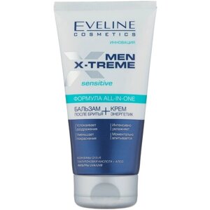 Men X-Treme Бальзам после бритья + крем энергетик Eveline Cosmetics, 150 мл