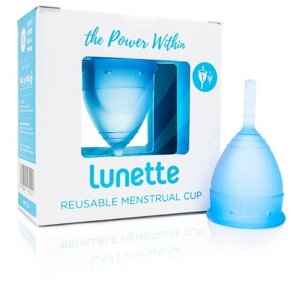 Менструальная чаша Lunette синяя Model 1