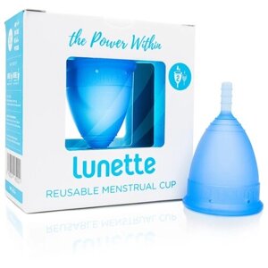 Менструальная чаша Lunette синяя Model 2