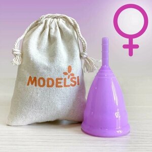 Менструальная чаша ModelSi фиолетовая