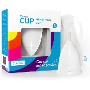 Менструальная чаша OneCUP Classic белая размер S