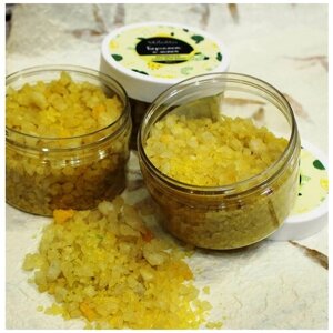 Milotto Крымская морская соль для ванны с эфирным маслом Бергамот-Лимон