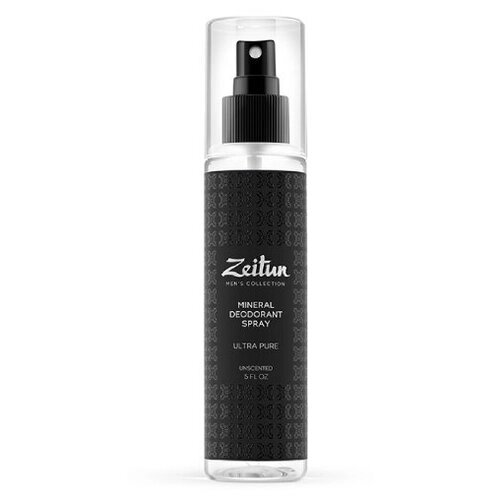 Минеральный дезодорант-антиперспирант для мужчин нейтральный без запаха "Ультра чистота" Zeitun