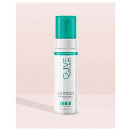 MineTan, Мусс автозагар средство для моментального загара лица и тела с натуральным оливково-бронзовым оттенком Olive Self Tan, 200 мл