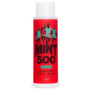 MINTSOO Шампунь-гель для душа Mint500 Active Edition, 400 мл