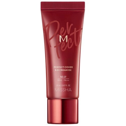 Missha BB крем M Perfect Cover RX, SPF 42, 20 мл, оттенок: 27