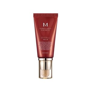 Missha BB крем M Perfect Cover, SPF 42 PA, 50 мл/50 г, оттенок: 31 golden beige, 1 шт.