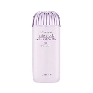 Missha Missha All Around Safe Block молочко солнцезащитное Velvet Finish Sun Milk SPF 50, 70 мл